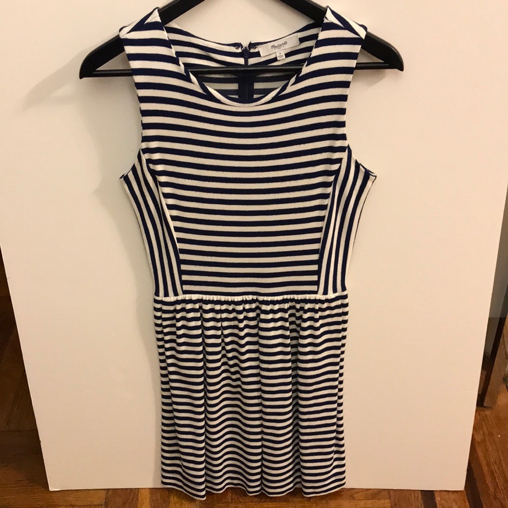 Madewell Sleeveless Striped Dress